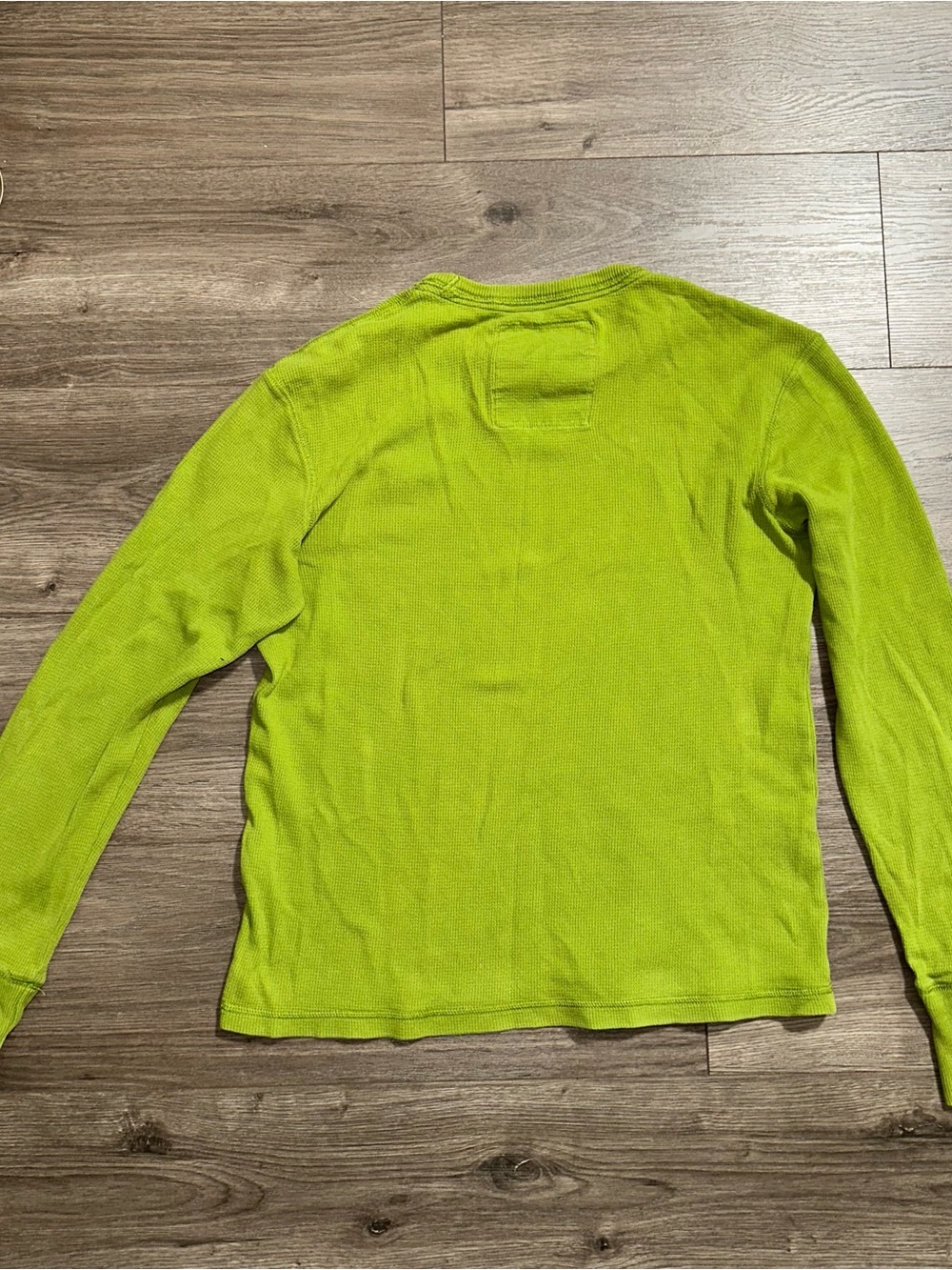 American Eagle Outfitters Textured Lime Green Top - Picture 2 of 5